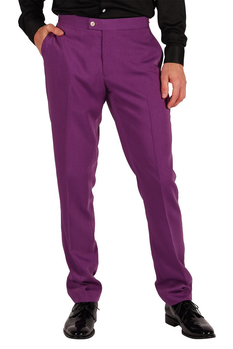 Heren broek Classic Style Paars