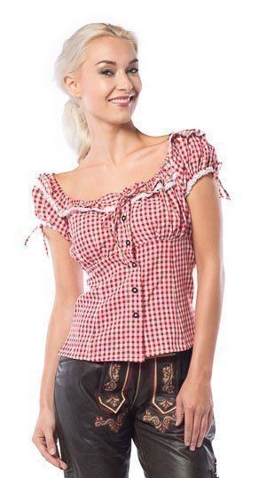Tiroler Topje Liesl roze wit