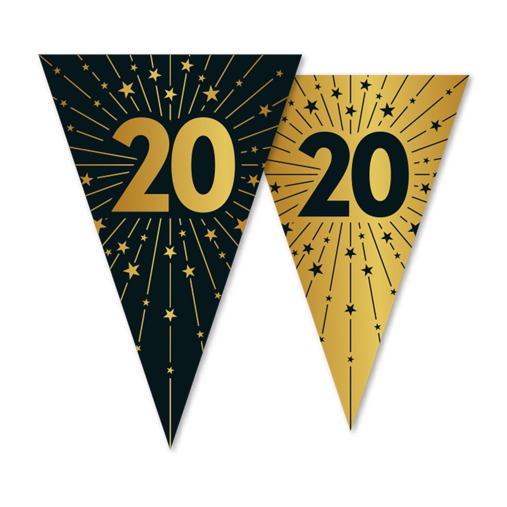 Vlaggenlijn 20 jaar Zwart Goud