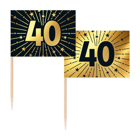Prikkers 40 jaar Zwart Goud