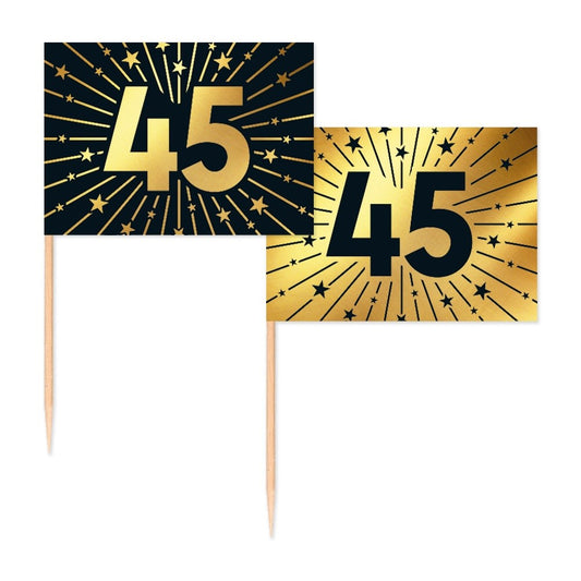 Prikkers 45 jaar Zwart Goud