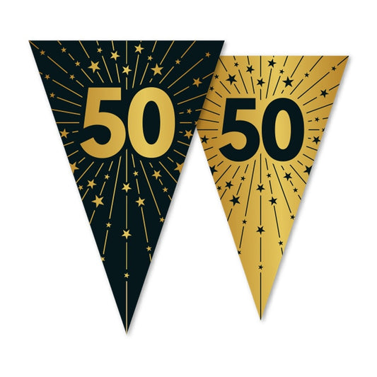 Vlaggenlijn 50 jaar Zwart Goud