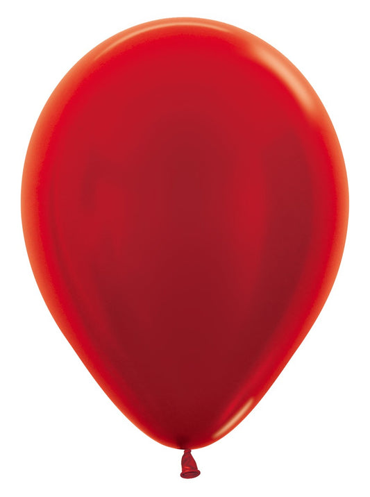 Ballon Metallic Red 30cm