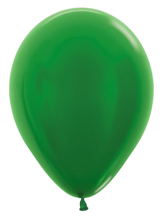 Ballon Metallic Green 30cm