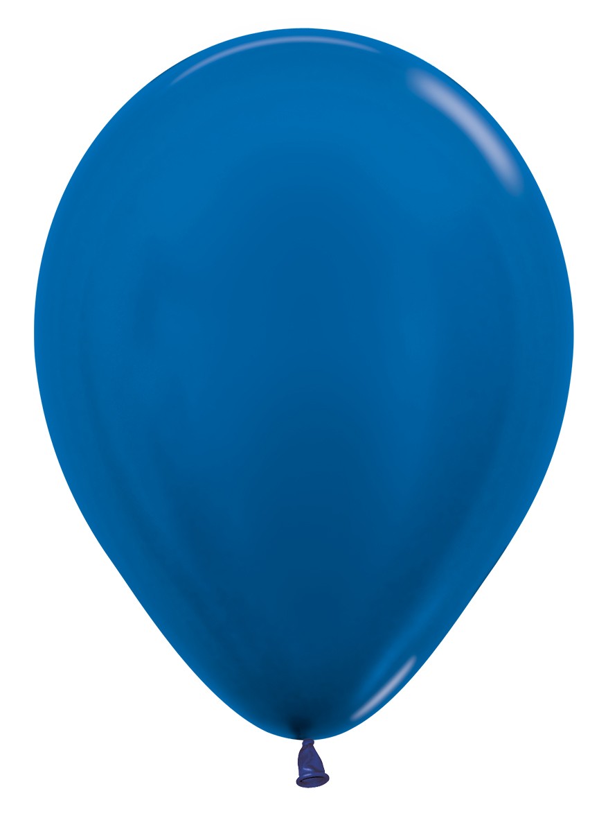 Ballon Metallic Blue 30cm
