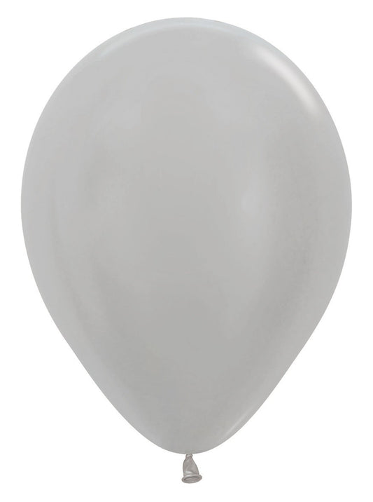 Ballon Pearl Silver 30cm
