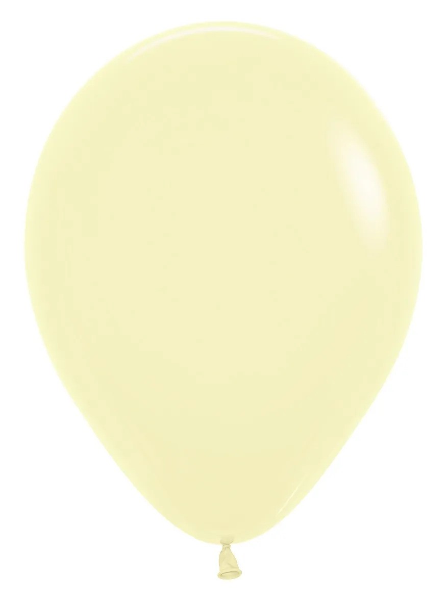 Ballon Matte Yellow 30cm