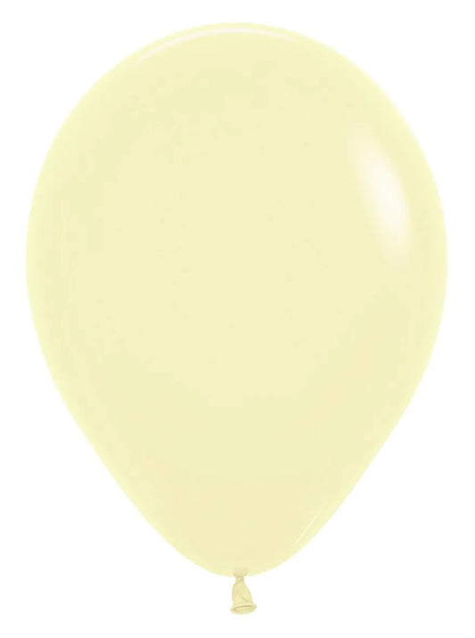 Ballon Matte Yellow 30cm