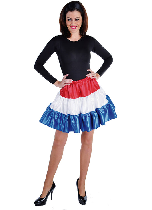 Volangen Rok Rood Wit Blauw