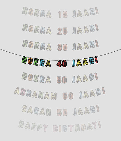 Neon Letterslinger 40 jaar