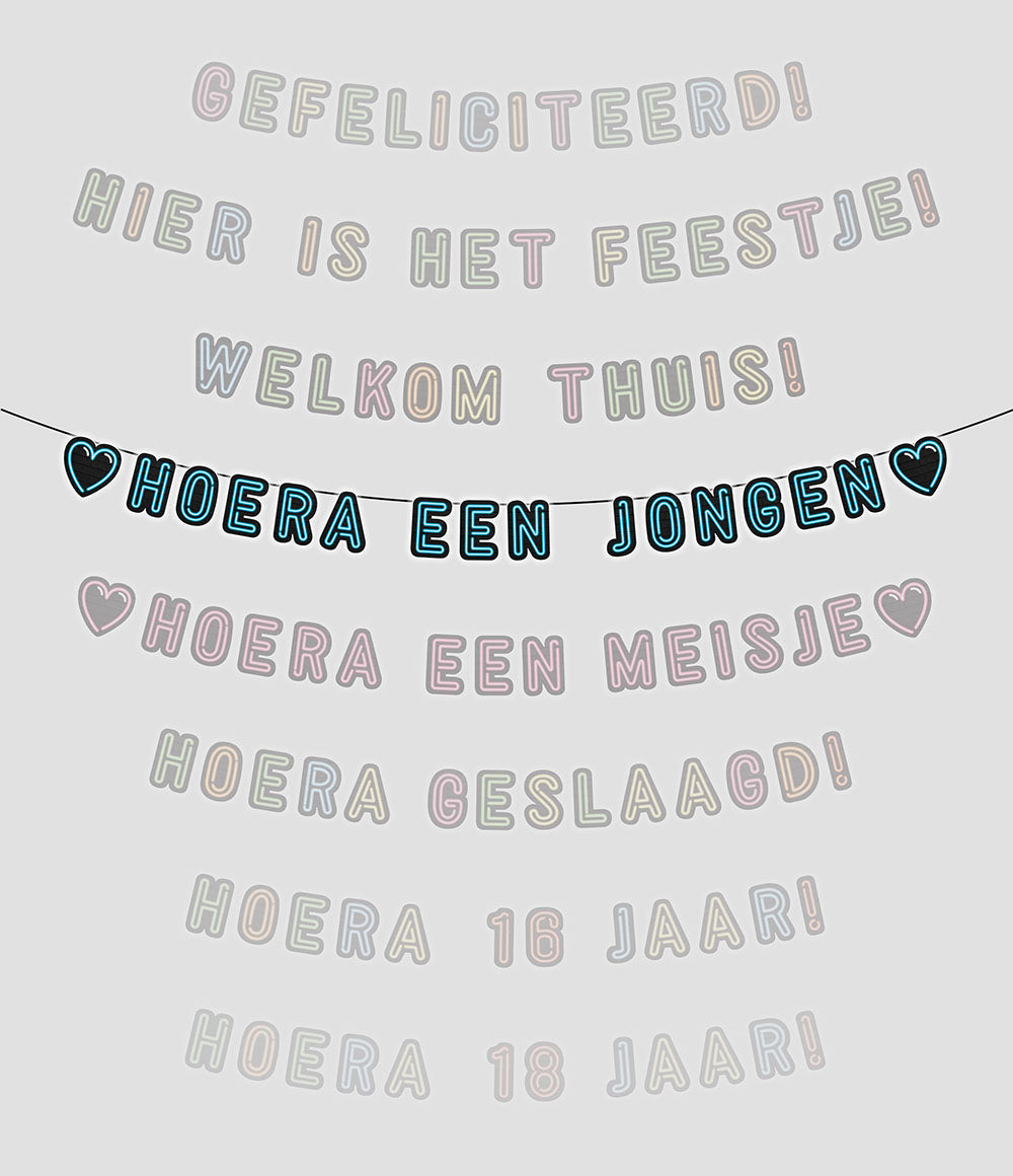Neon Letterslinger Jongen