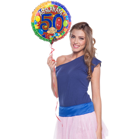 Folieballon Abraham 50