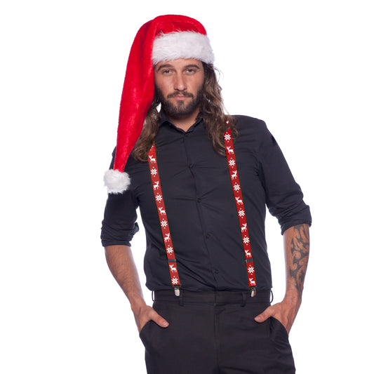 Kerst Bretels rood