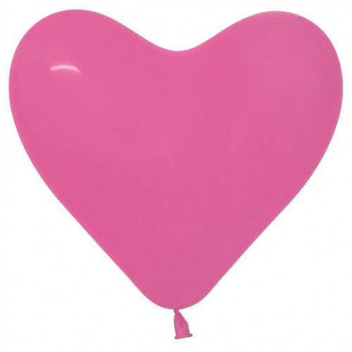 Hart Ballon fuchsia 40 cm