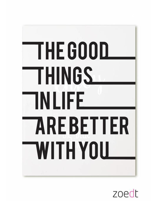 Kaart good things Zoedt