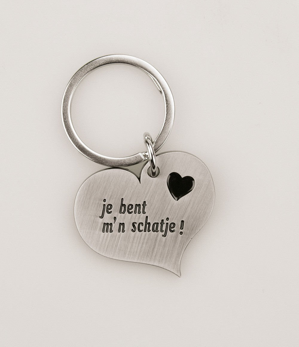 Hart sleutelhanger Schatje