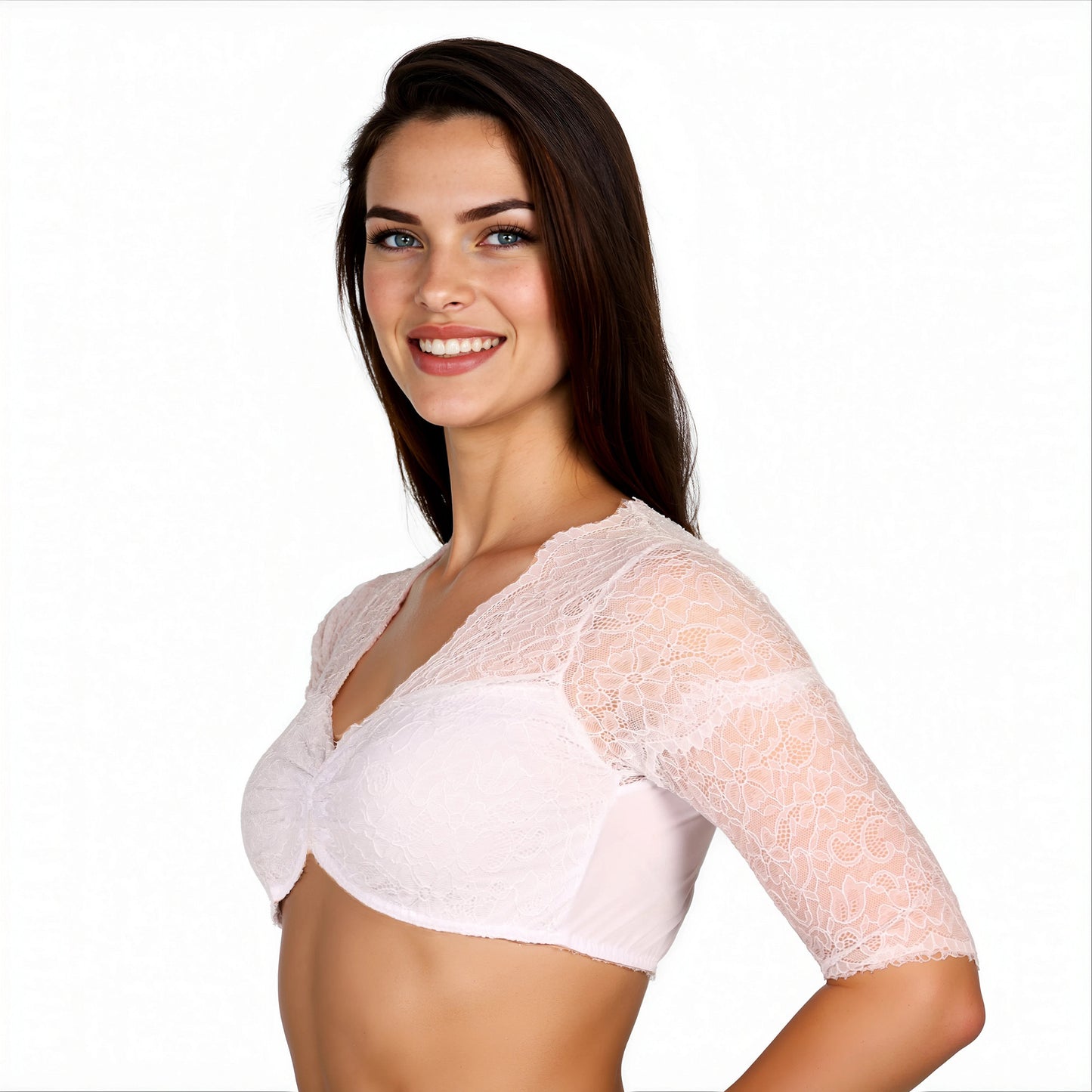 Dirndl Blouse Lore wit