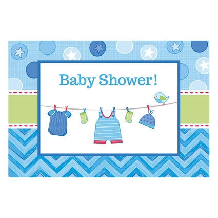 Uitnodiging Babyshower Jongen
