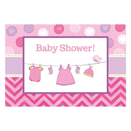 Uitnodiging Babyshower Meisje
