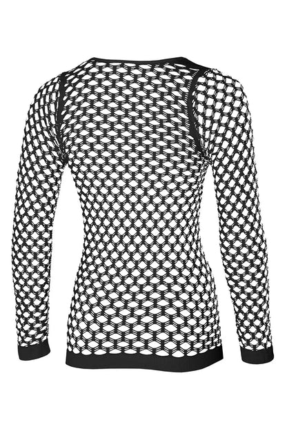 Netshirt Zwart