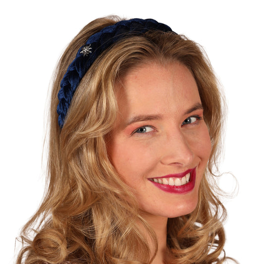 Haarband Alpentraum Blauw