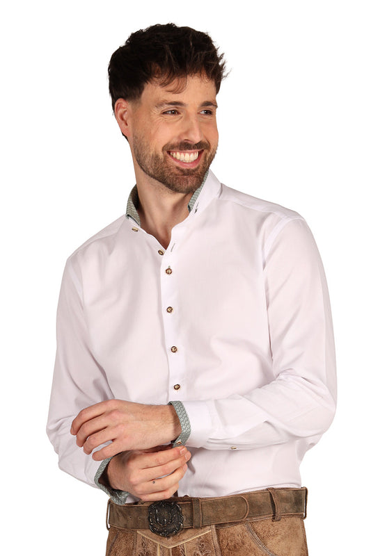 Oktoberfeest Blouse Luca wit / groen