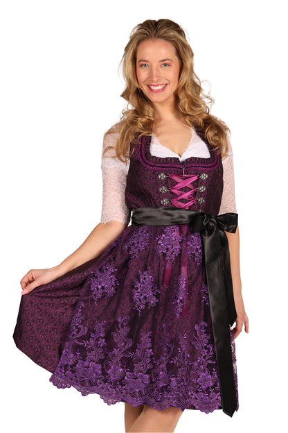Dirndl jurk Lia Paars