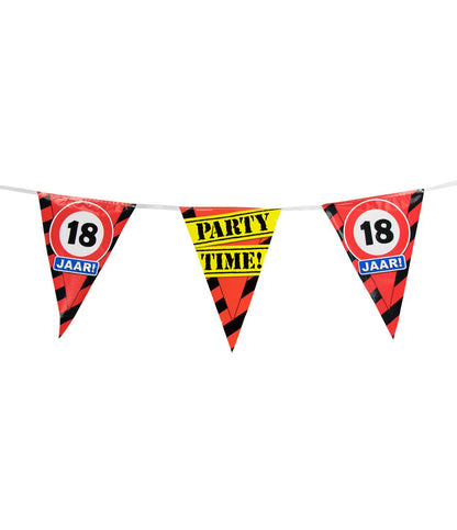 Vlaggenlijn 18 jaar Verkeersbord