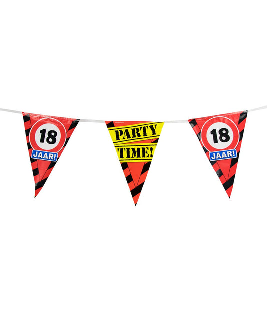 Vlaggenlijn 18 jaar Verkeersbord