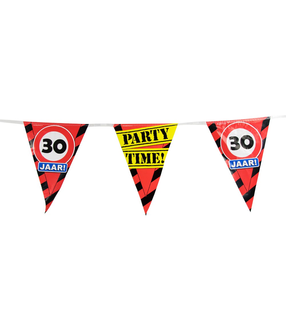 Vlaggenlijn 30 jaar Verkeersbord