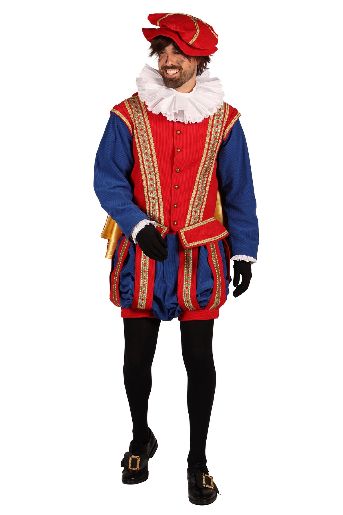 Pieten Pak Amsterdam rood / blauw