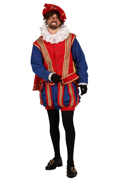 Pieten Pak Amsterdam rood / blauw