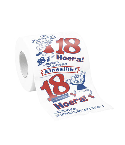 Toiletpapier 18 jaar