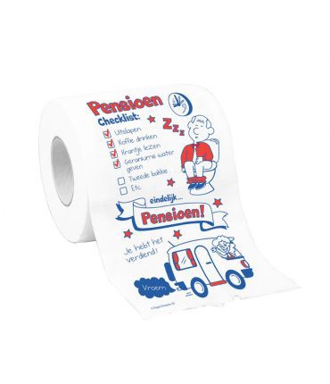 Toiletpapier Pensioen