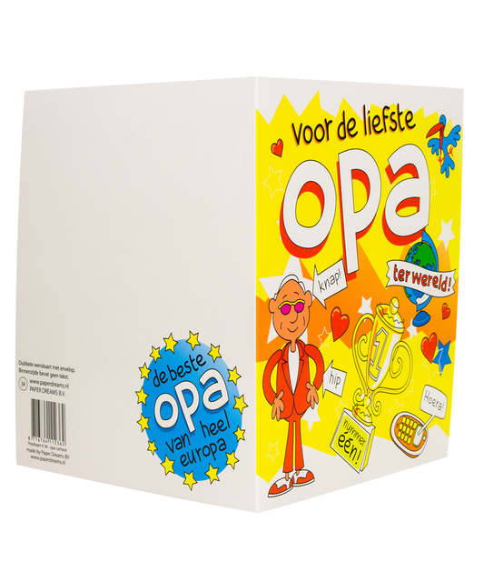 Wenskaart Opa Cartoon