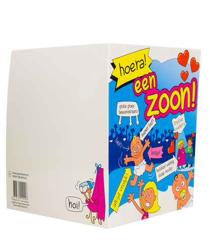 Wenskaart Zoon Cartoon