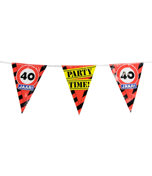 Vlaggenlijn 40 jaar Verkeersbord
