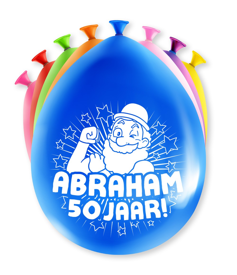 Ballonnen Abraham 50 jaar