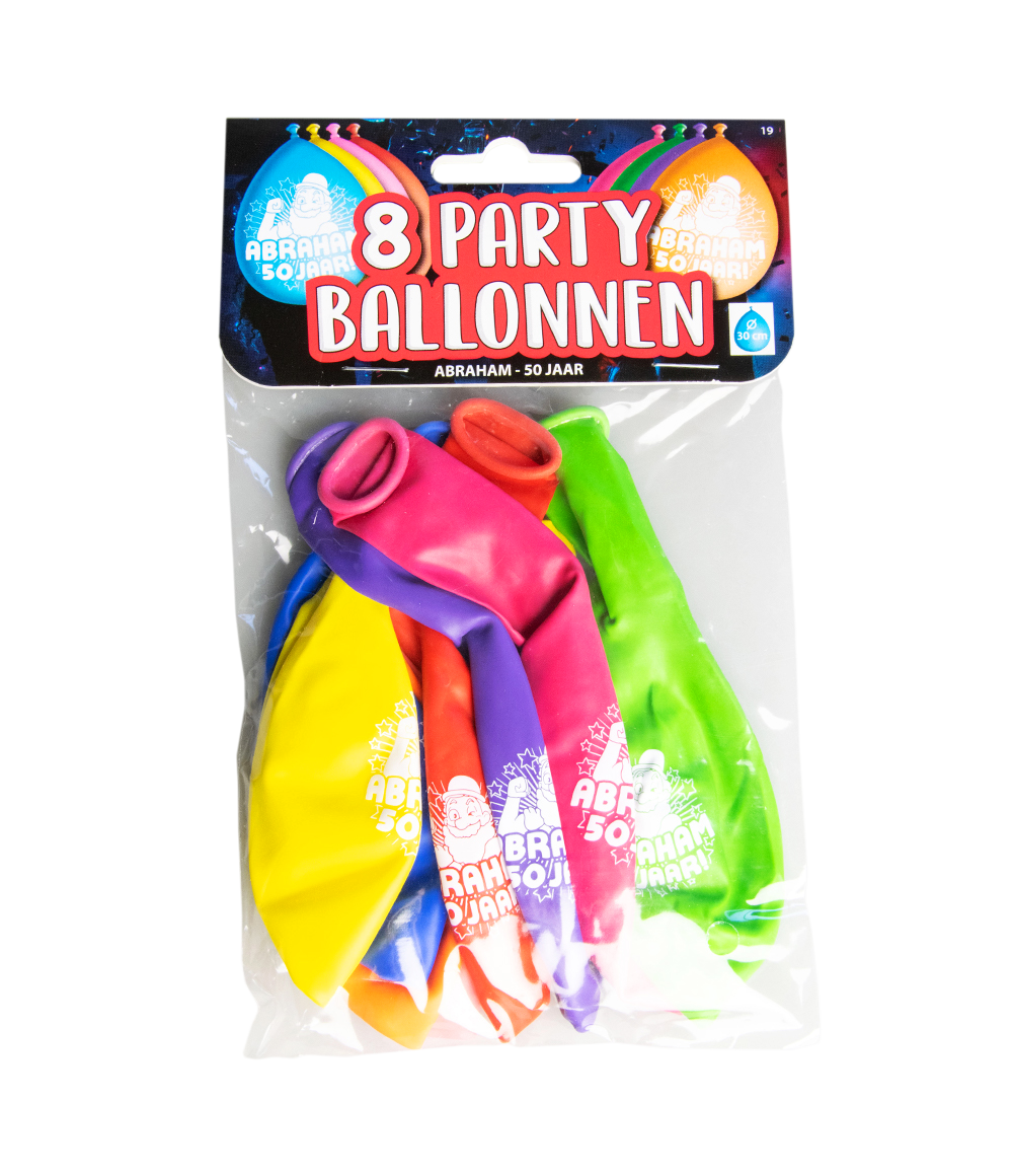 Ballonnen Abraham 50 jaar