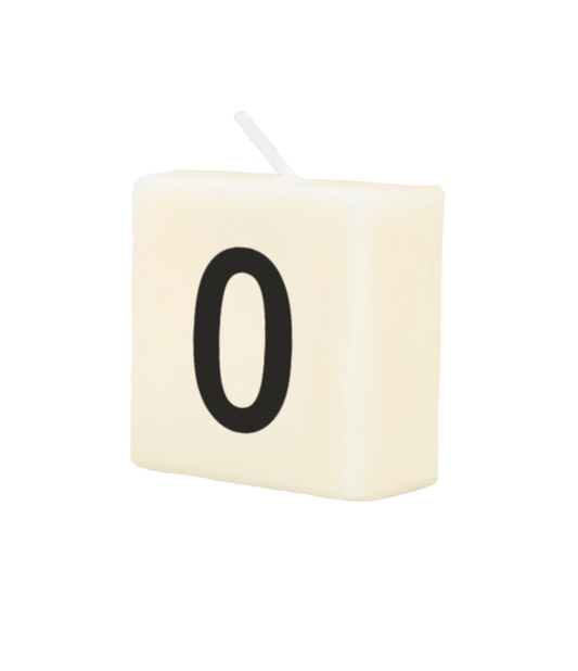 Cijferkaarsje 0