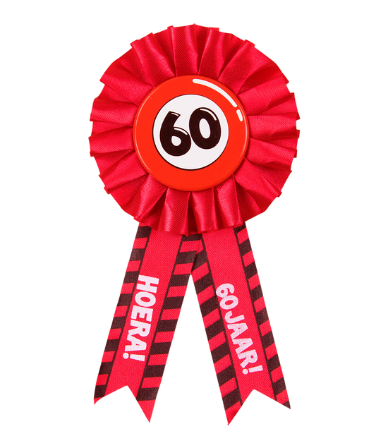 Party Rozet 60 jaar