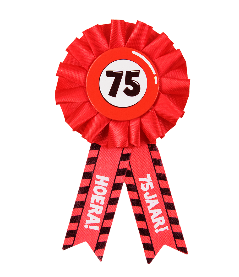 Party Rozet 75 jaar
