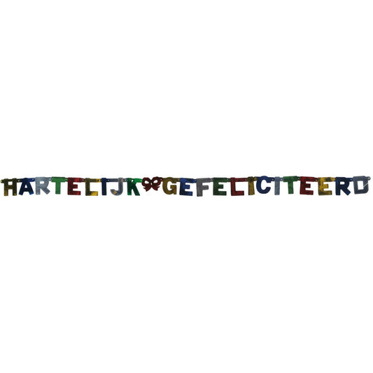 Letterslinger Hartelijk Gefeliciteerd
