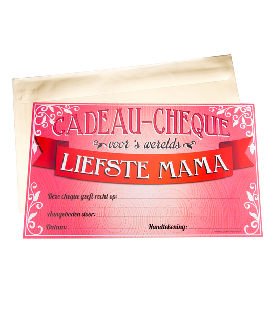 Cadeau Cheque Mama