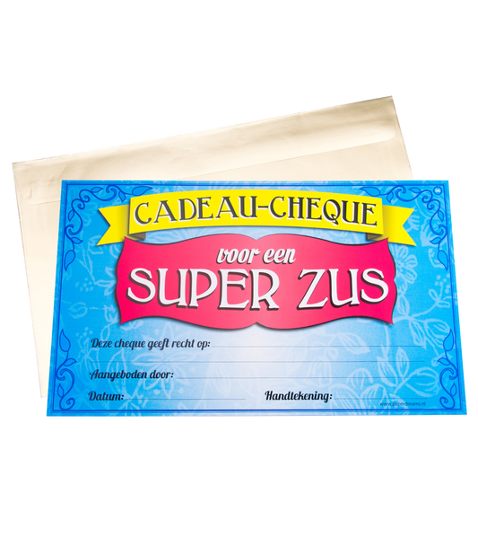 Cadeau Cheque Zus