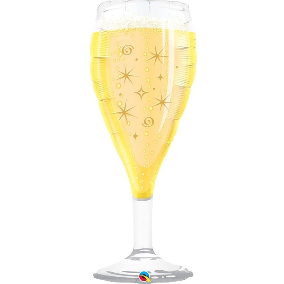Folieballon Champagneglas