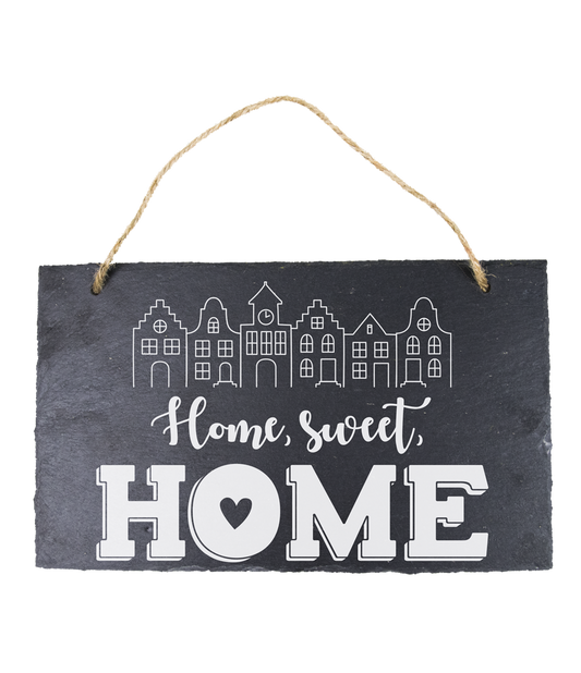 Leisteen bordje Home Sweet Home