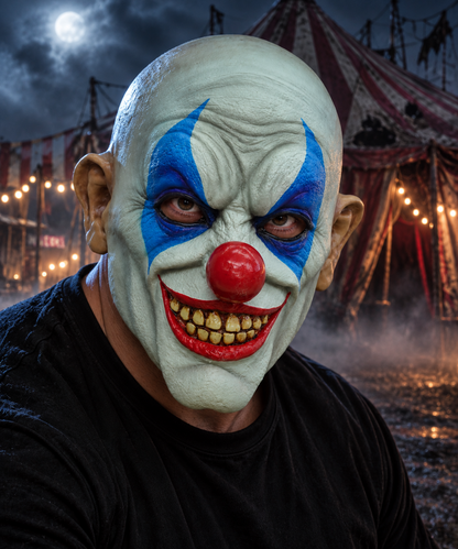Hoofdmasker Clown happy