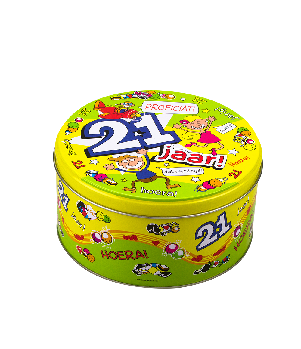 Snoeptrommel 21 jaar