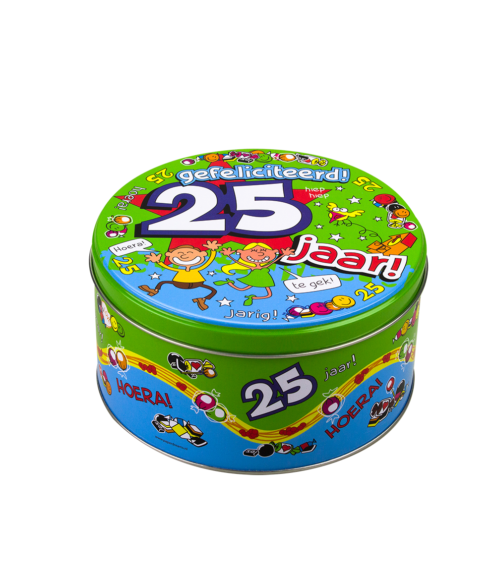 Snoeptrommel 25 jaar